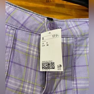 H&M plaid pants